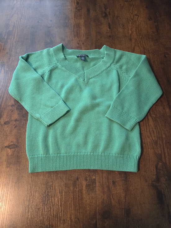 Lauren Ralph Lauren Sweaters - Lauren Ralph Lauren Women's V Neck Sweater Green Size Large